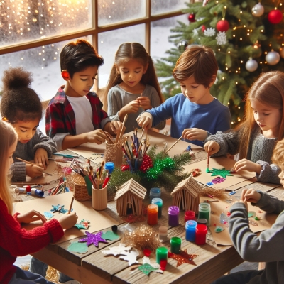 Basteln mit Kindern in der Weihnachtszeit