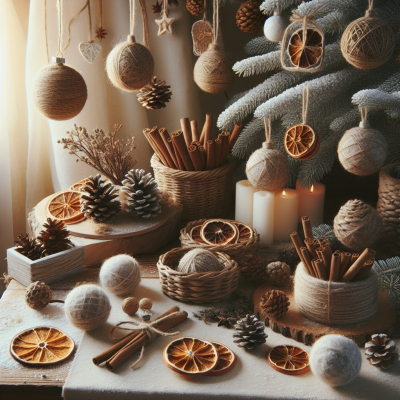 Nachhaltige Bastelideen zu Weihnachten