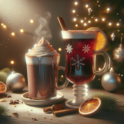 Weihnachtliche Getränken