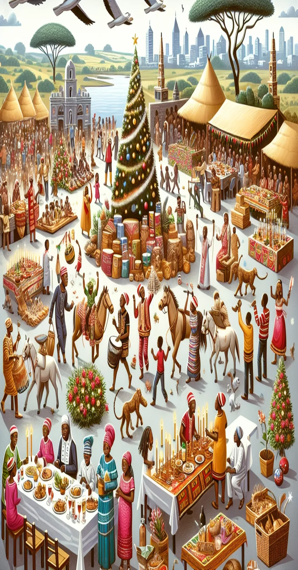 Weihnachtsfeste in Afrika ⇒ Einblick in einzigartige Feiertraditionen